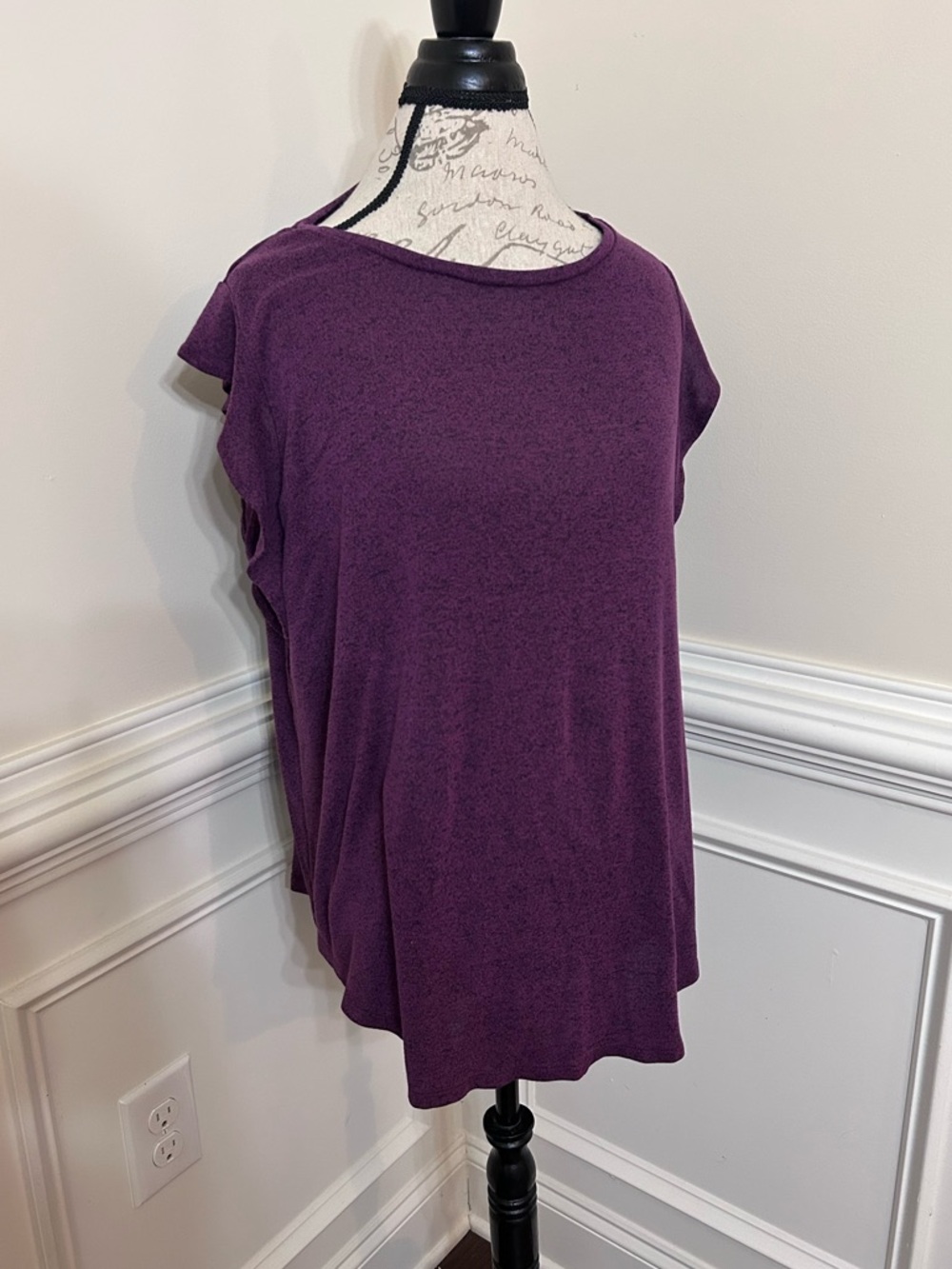 Old Navy Plum Short Sleeve Relaxed Tunic